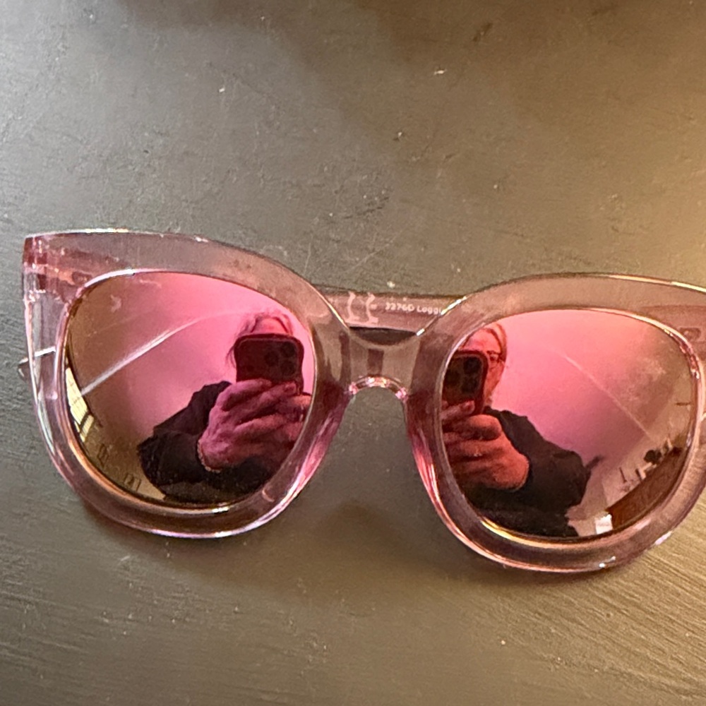 Pink Cat-Eye Sunglasses